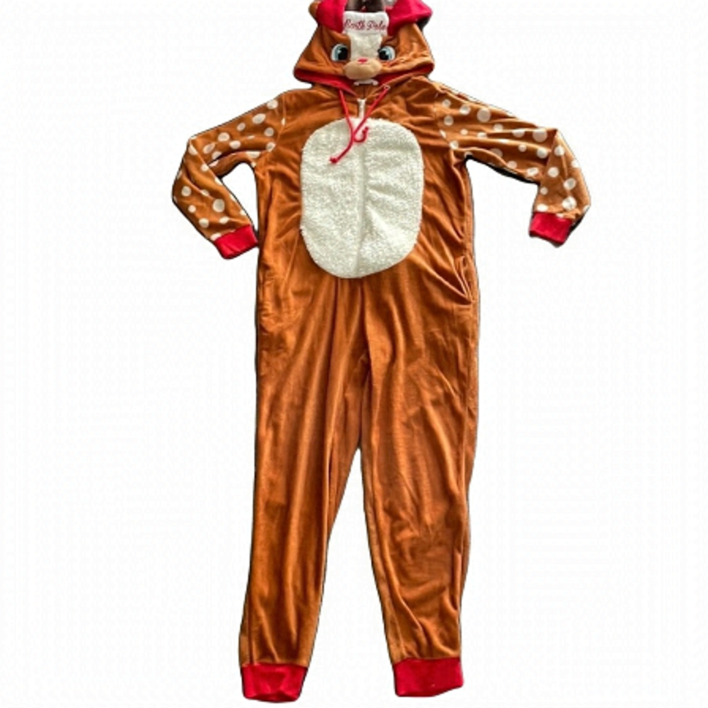 Reindeer Costume Christmas Pyjamas Size Medium